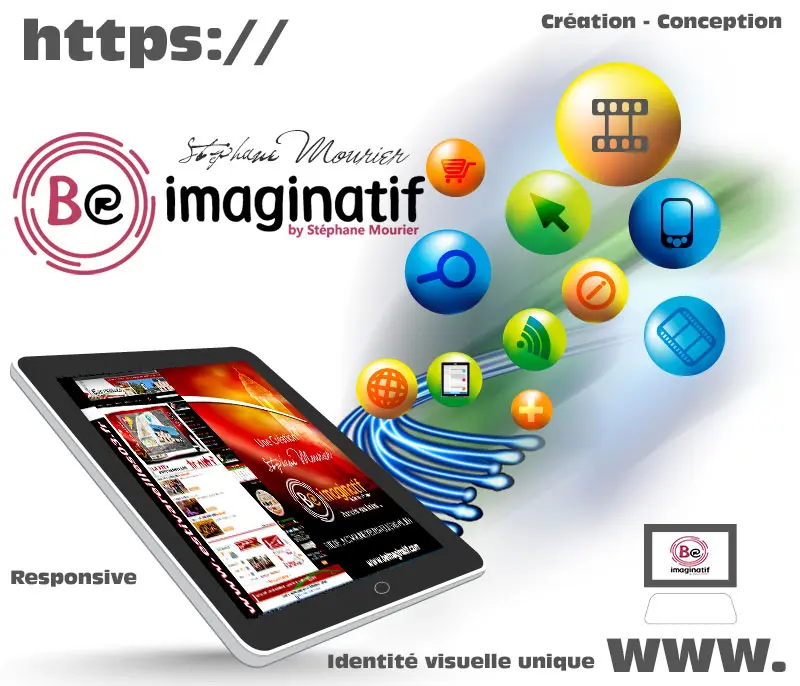 Création Site Internet Et Boutique Web avec Be Imaginatif