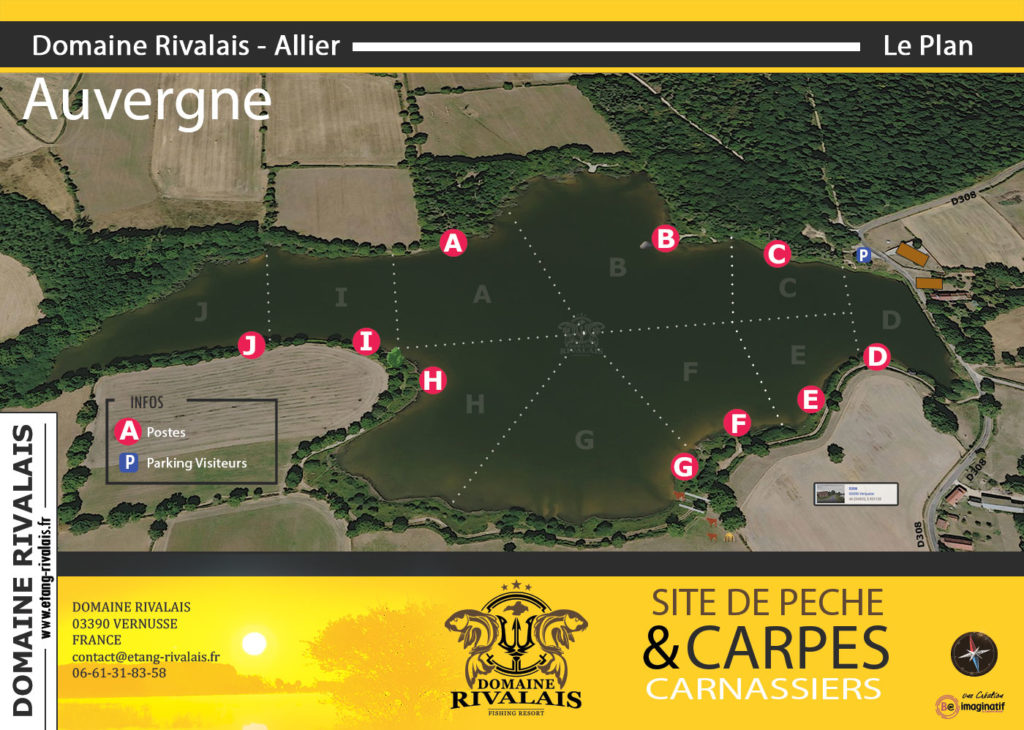 Plan Domaine Rivalais réalisé par BE IMAGINATIF